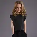 Bild 1 von Kinder-Mädchen-T-Shirt mit Rüschen