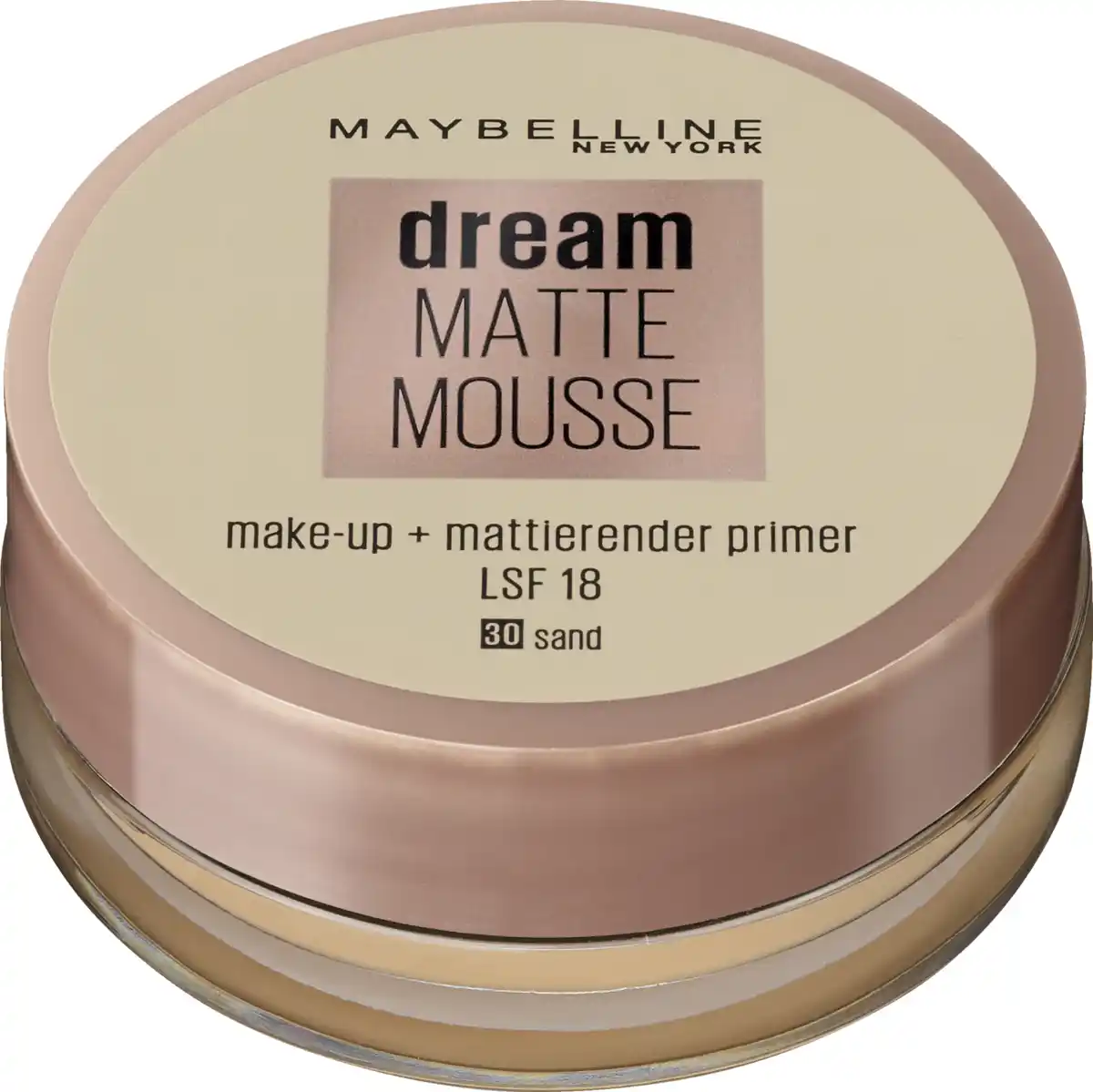 Bild 1 von Maybelline New York Dream Matte Mousse Make-Up Nr. 30 Sand, 18 ml