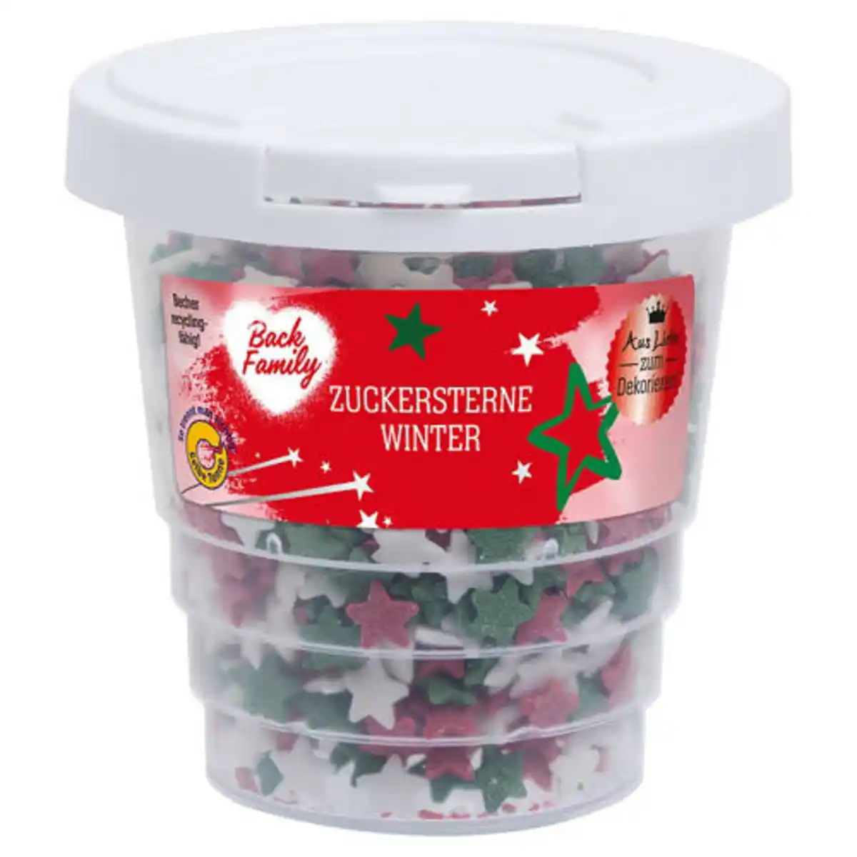 Bild 1 von BACK FAMILY Streudekore 60 g, Sterne Winter