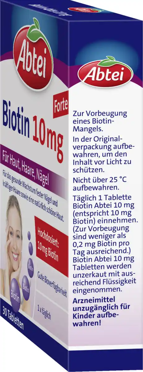 Bild 2 von Abtei Biotin 10mg Forte 30Tbl