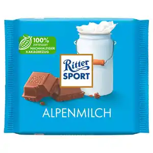 RITTER SPORT Bunte Vielfalt, Alpenmilch