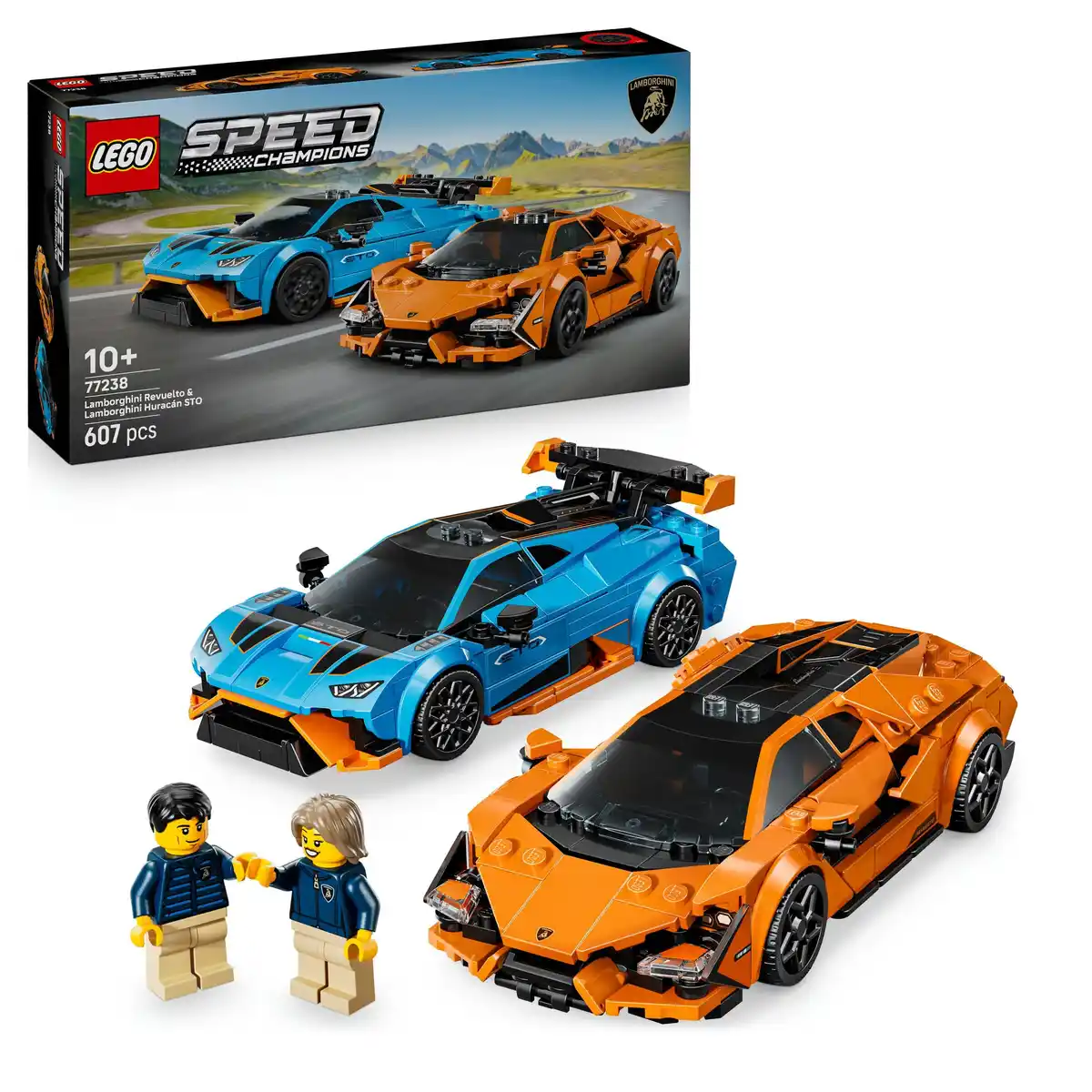 Bild 1 von LEGO Speed Champions Lamborghini Revuelto und Huracán STO 77238 Rennauto, 1 Stk