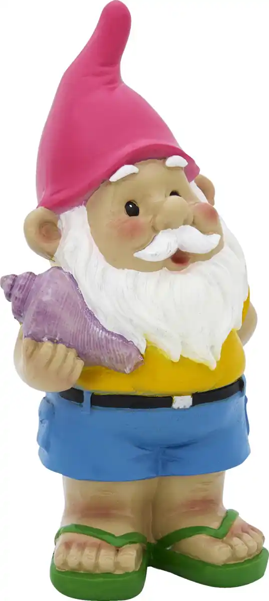 Bild 1 von IDEENWELT Deko-Gartenzwerg Muschel