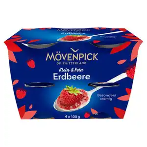 MÖVENPICK Klein & Fein 4 x 400 g, Erdbeere