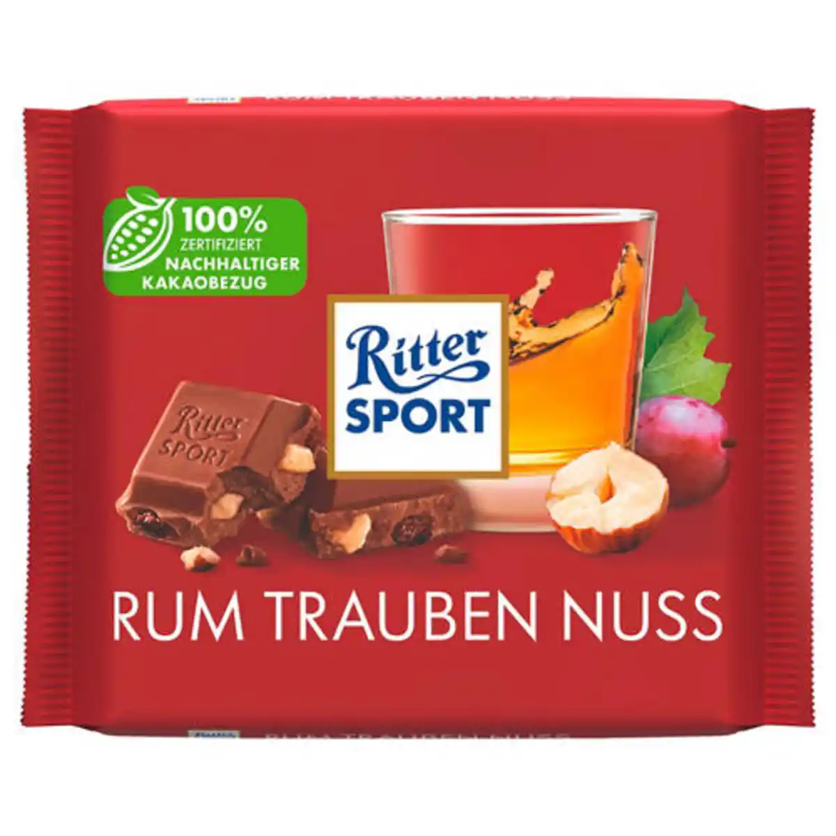 Bild 1 von RITTER SPORT Bunte Vielfalt, Rum Trauben Nuss
