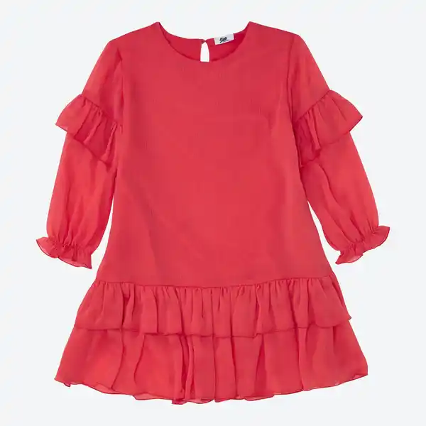 Bild 3 von Kinder-Mädchen-Kleid mit Rüschen
