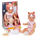 Bild 1 von BABY born Lena 36cm in Strampler mit Katzenmotiv mit 7 Funktionen ab 1 Jahr, 1 Stk