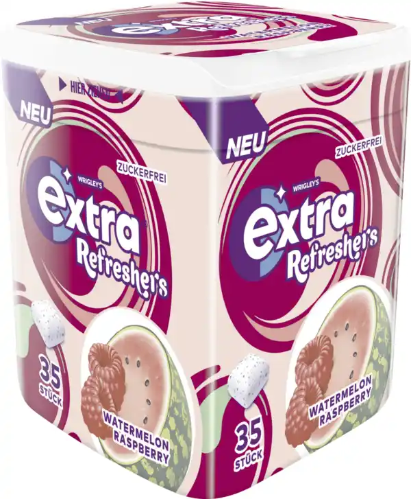 Bild 2 von Wrigley`s EXTRA® REFRESHERS Dose Watermelon Raspberry