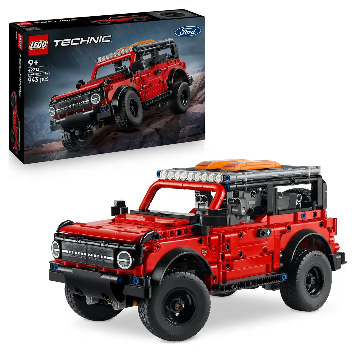 Bild 1 von LEGO Technic Ford Bronco Offroader 42213 – Modellauto ab 9 Jahren, 1 Stk