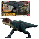Bild 1 von Jurassic World Charge N Chomp Carnotaurus Dinosaurier-Actionfigur mit Lauf- und Brüllaction, digitaler Spielspaß, 1 Stk