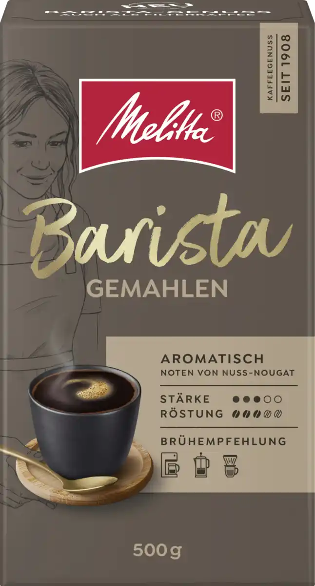 Bild 1 von Melitta Barista Filterkaffee gemahlen, 500 g