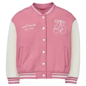 L&D Kinder-Collegejacke, Rosa, 122/128