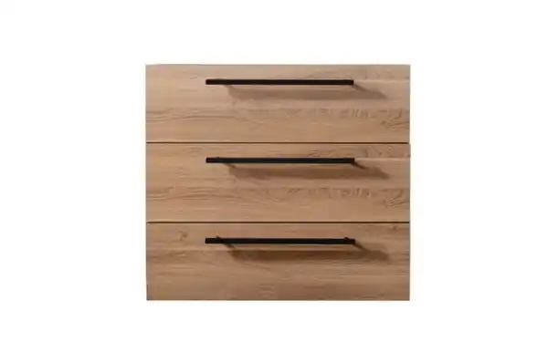 Bild 3 von Puris - Badeinrichtung Kera Plan, Cuneo Eiche braun Nachbildung, Cosmos grey matt