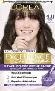 L’Oréal Paris Excellence Cool Creme 4.11 Ultra kühles Mittelbraun