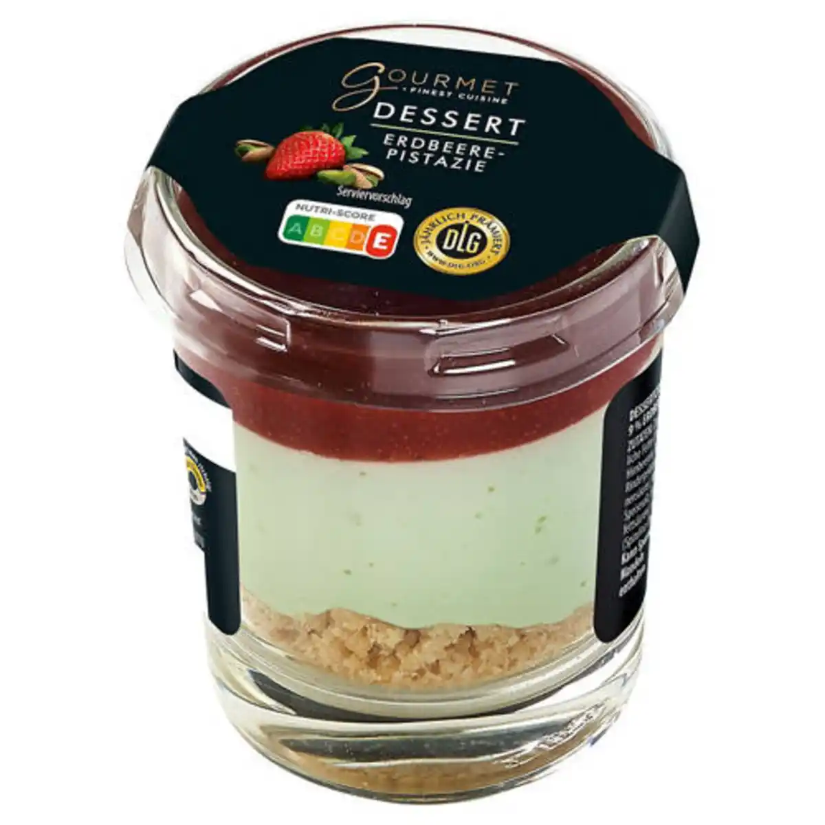 Bild 1 von GOURMET FINEST CUISINE Dessert im Glas 60 g, Erdbeere-Pistazie
