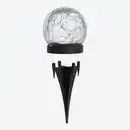 Bild 4 von Solarleuchte aus Glas in Crackle-Optik, Ø ca. 9 cm