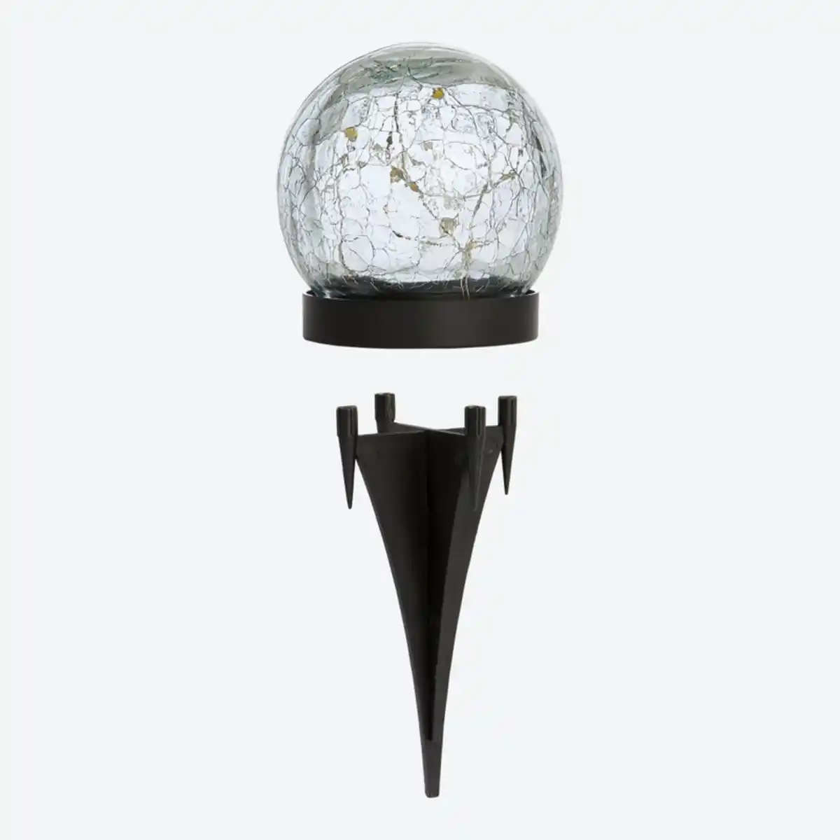 Bild 4 von Solarleuchte aus Glas in Crackle-Optik, Ø ca. 9 cm