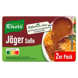 KNORR Basissaucen 2 x 250 ml, Jäger Soße