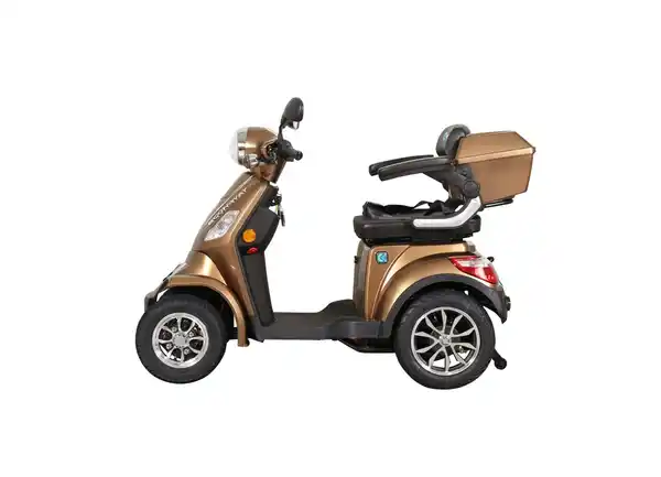 Bild 2 von E-Seniorenmobil CL-30ZR-60, Lithium-Akku, 4-Rad, 1000 Watt, Lithium Braun
