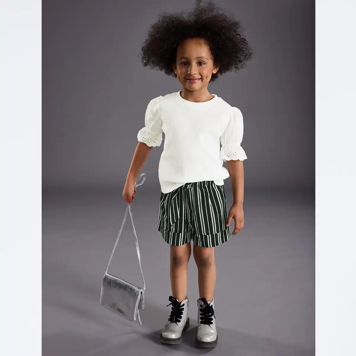 Bild 1 von Kinder-Mädchen-Set mit Puff-Ärmeln, 2-teilig