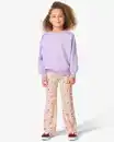 Bild 1 von Ausgestellte Kinderleggings mit Blumen ecru