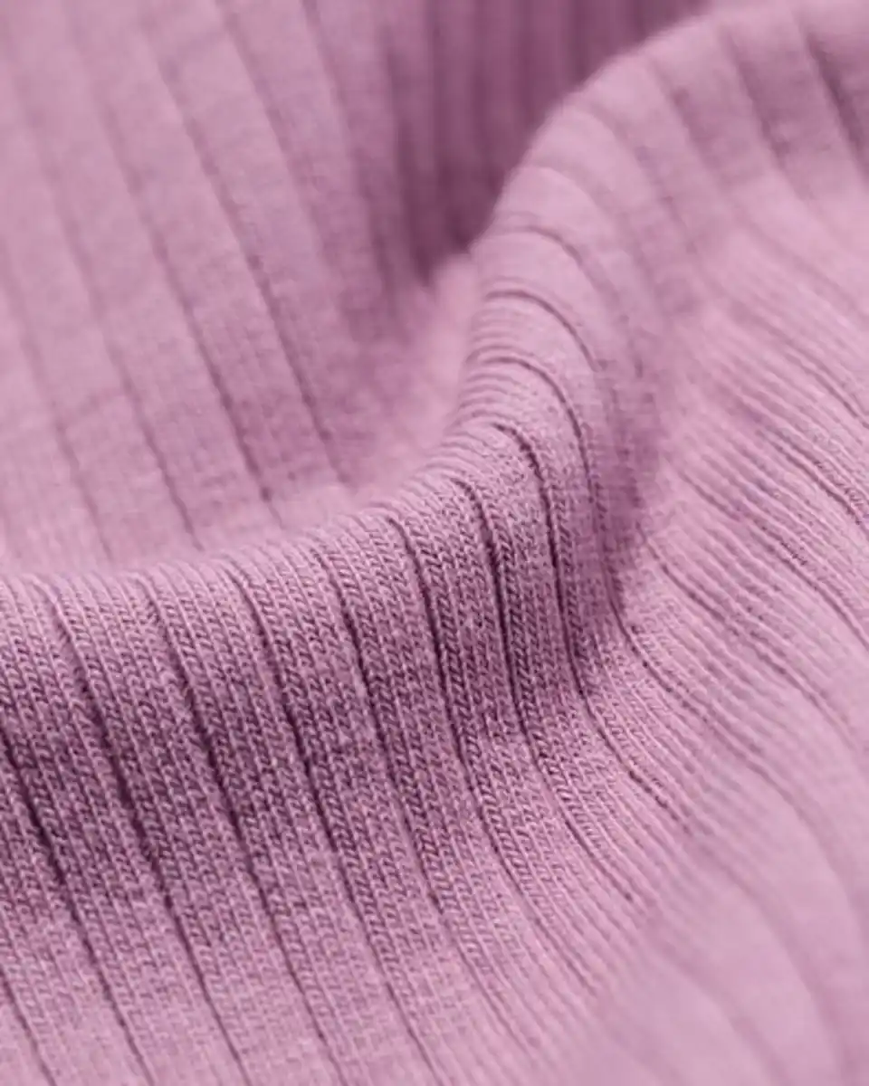 Bild 3 von Kinder-T-Shirt, gerippt dunkellila