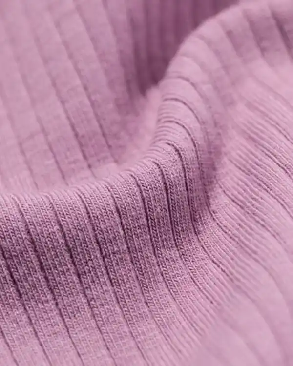 Bild 3 von Kinder-T-Shirt, gerippt dunkellila