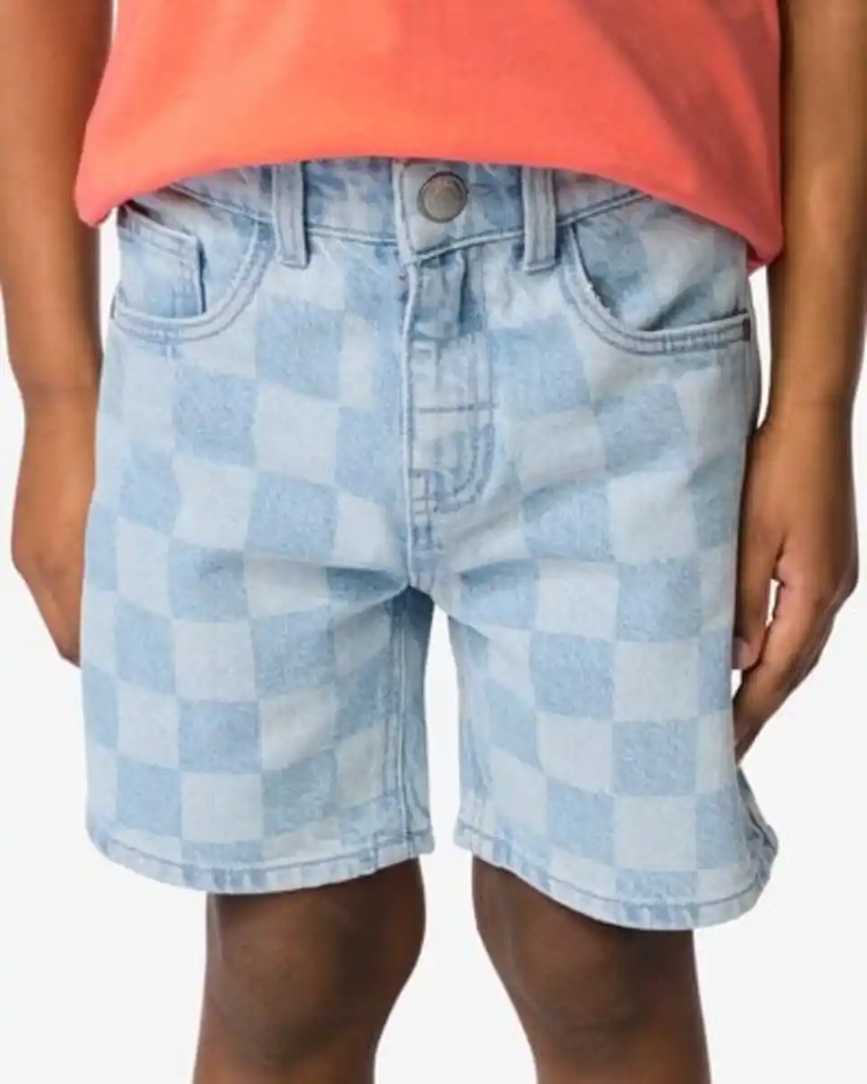 Bild 3 von Kindershorts, Regular Fit, kariert blau