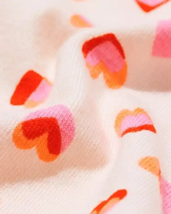 Bild 3 von Baby-T-Shirts aus Jersey mit Herzen – 2 Stück ecru