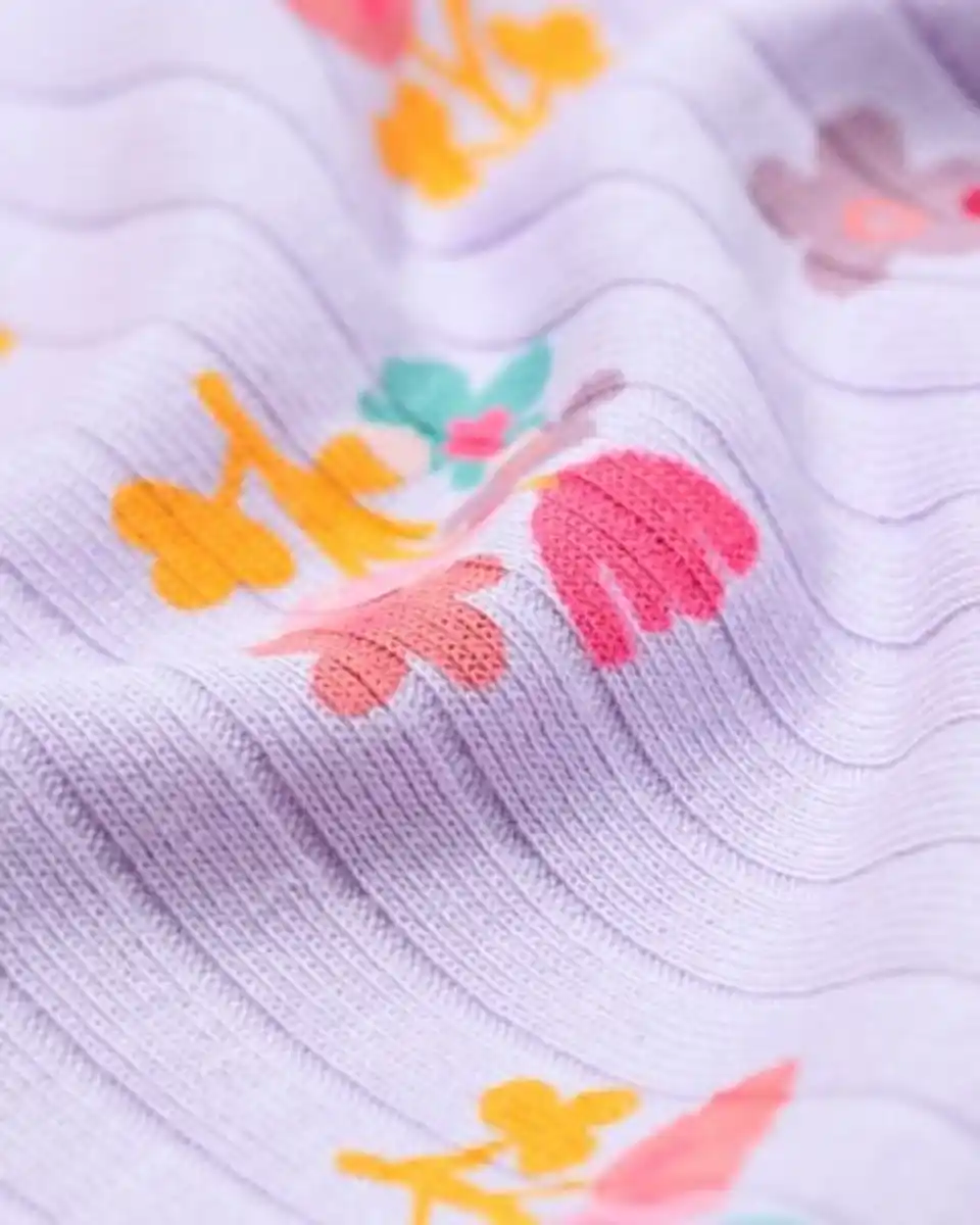 Bild 3 von Kinder-T-Shirt, Blumen helllila