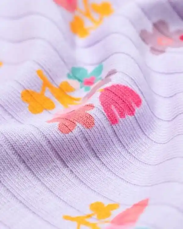 Bild 3 von Kinder-T-Shirt, Blumen helllila