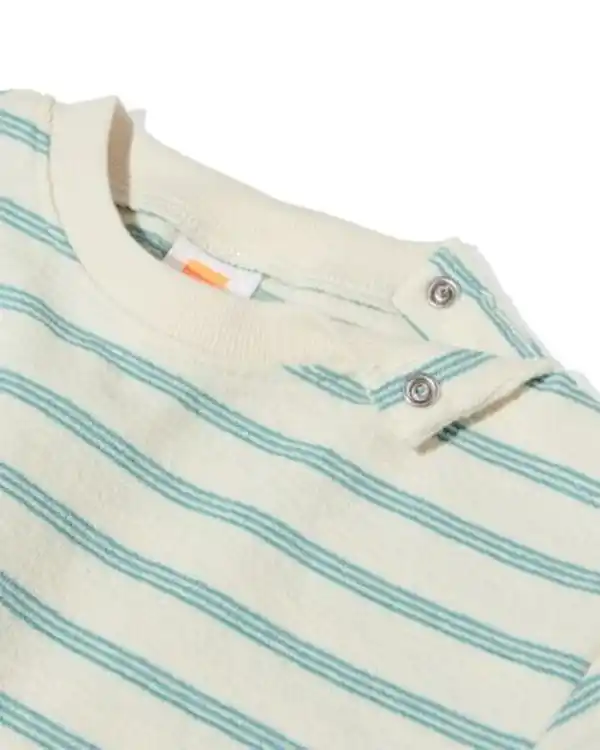 Bild 4 von Baby-T-Shirt aus Jersey, gestreift – 2 Stück blau