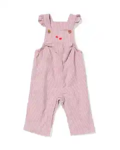 Baby-Jumpsuit Streifen violett