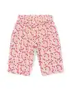 Bild 2 von Newborn-Hose Comfort Fit aus Musselin mit Blumen ecru