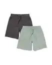 Bild 2 von Kindershorts, Regular Fit, Sweatstoff – 2 Stück grün