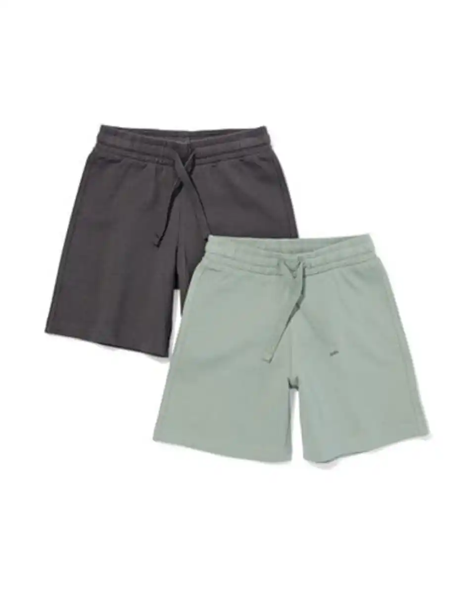 Bild 2 von Kindershorts, Regular Fit, Sweatstoff – 2 Stück grün