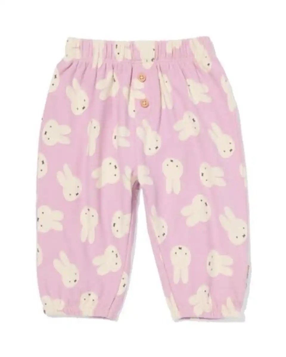 Bild 1 von Miffy Newborn-Hose, bequeme Passform, Jersey violett