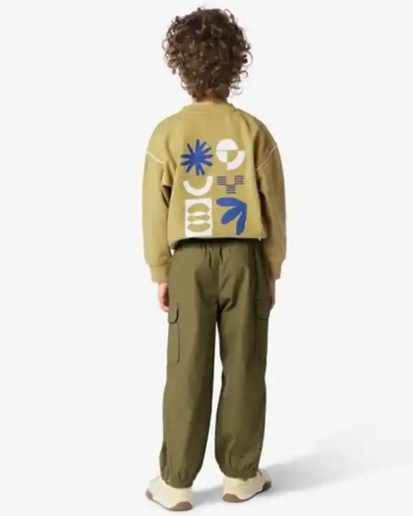 Bild 4 von Cargohose für Kinder olivgrün