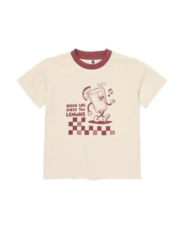 Bild 2 von Kinder-T-Shirt, Retro ecru