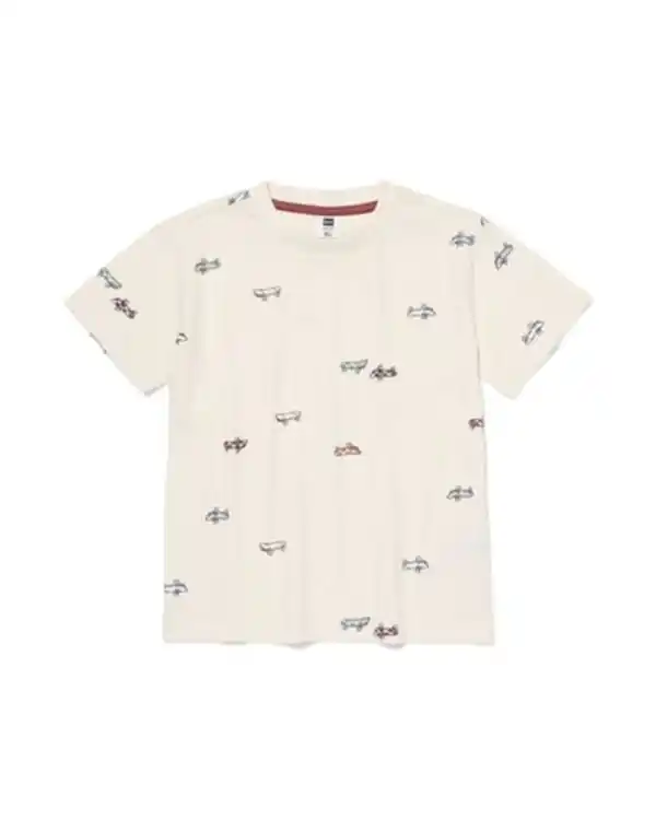 Bild 2 von Kinder-T-Shirt, Skateboard weiß