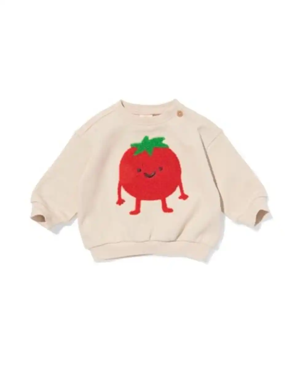 Bild 1 von Babypullover Tomate ecru