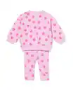 Bild 1 von Baby-Bekleidungsset, bequeme Passform, gerippt, getupft violett