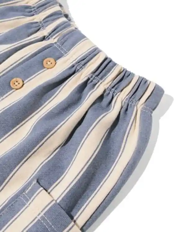 Bild 3 von Baby-Sweathose, gestreift blau