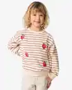 Bild 1 von Kindersweater, gestreift, Früchte ecru