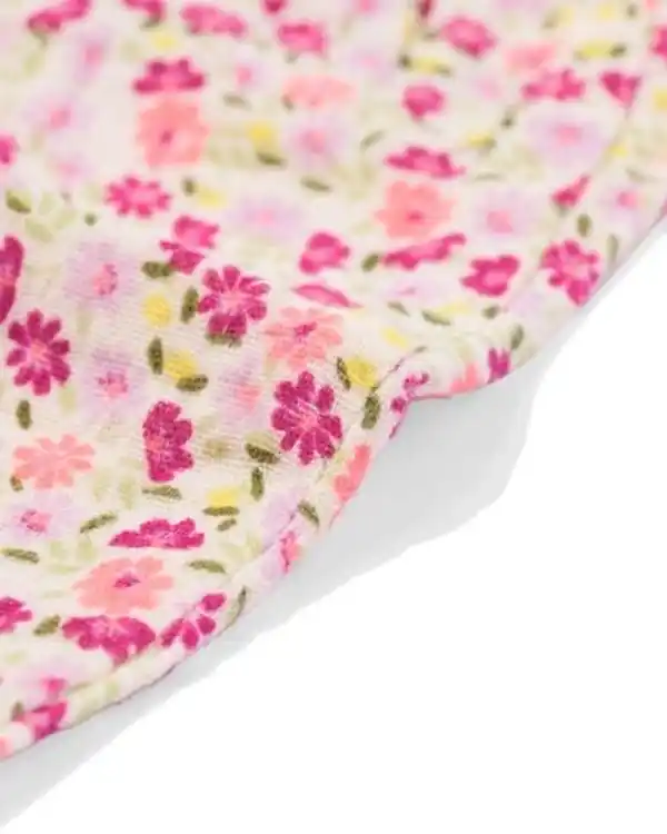 Bild 3 von Newborn-Hose Comfort Fit aus Musselin mit Blumen ecru