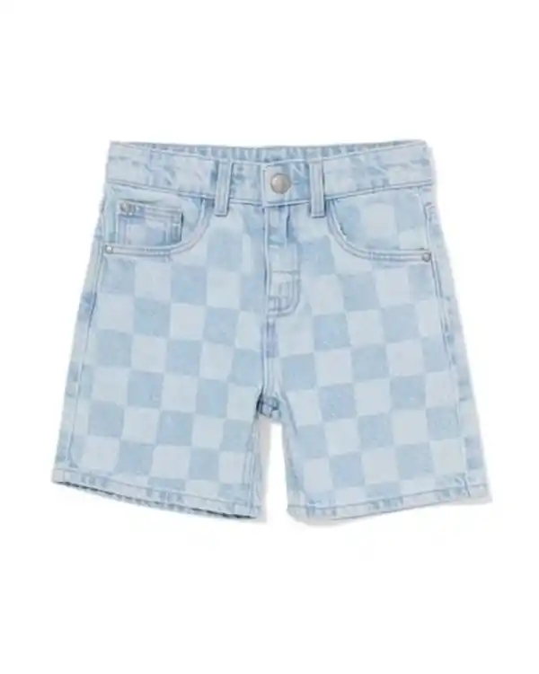 Bild 2 von Kindershorts, Regular Fit, kariert blau