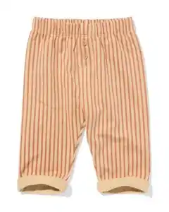 Baby-Sweathose, bequeme Passform, gestreift braun