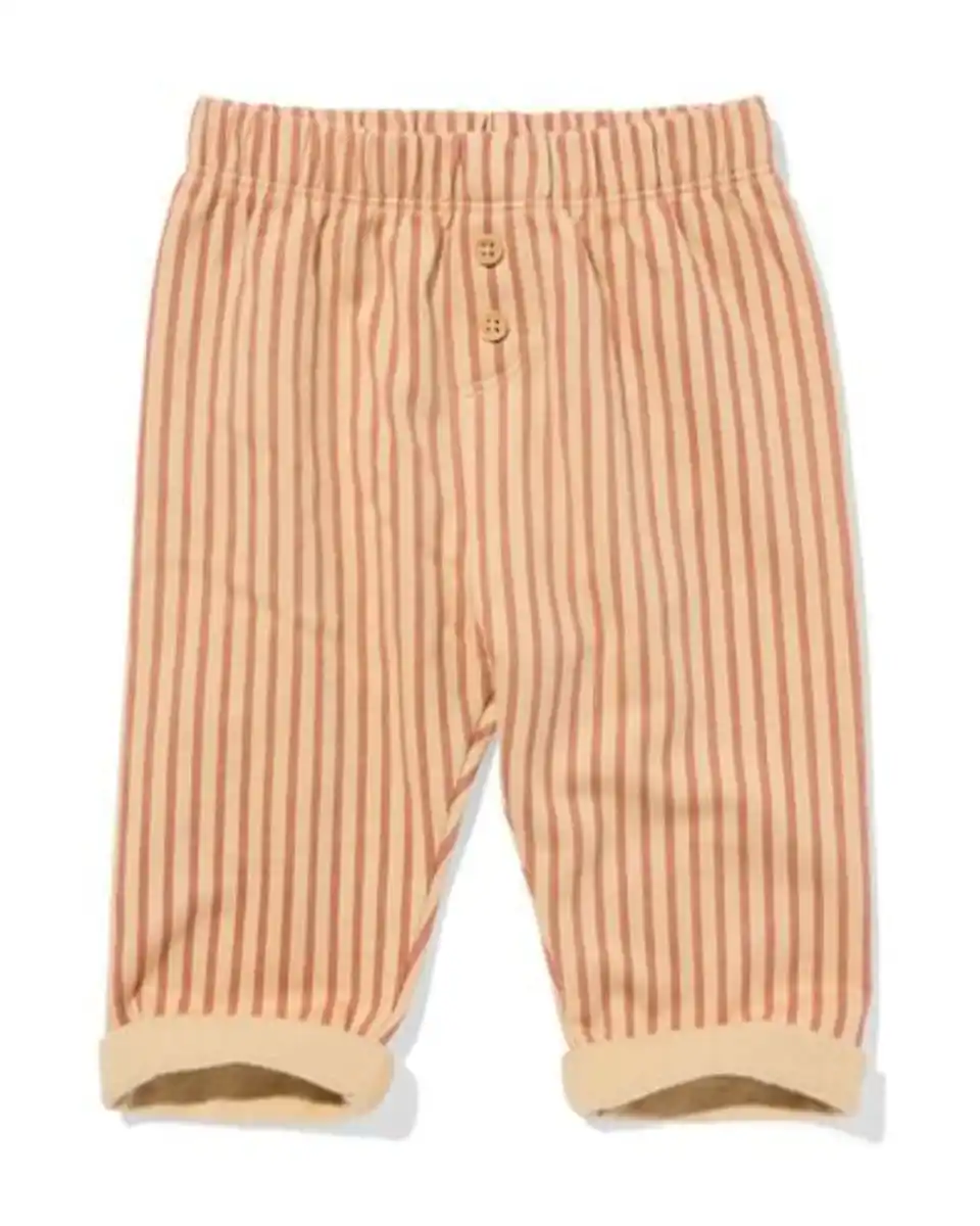 Bild 1 von Baby-Sweathose, bequeme Passform, gestreift braun