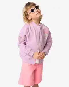 Kinderjacke, Jersey, geblümt ecru