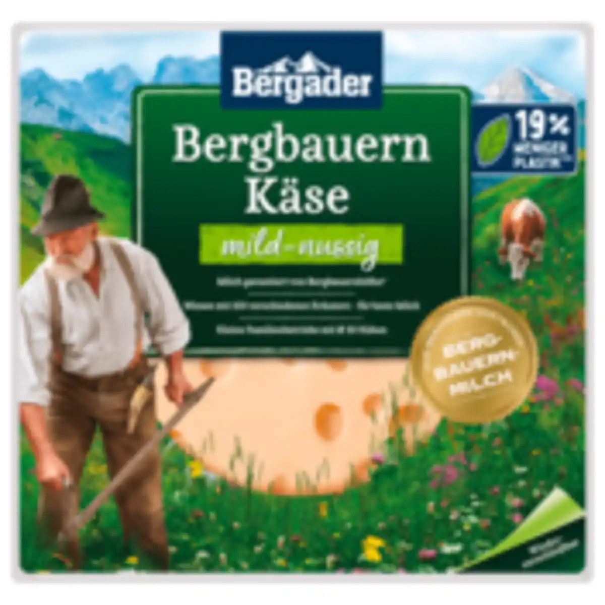 Bild 1 von Bergader Bergbauern Käse mild-nussig